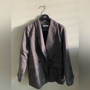 Plaid Blazer